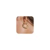 Chunky Gold Hoop Earrings for Women, 14k Gold Plated Thick
