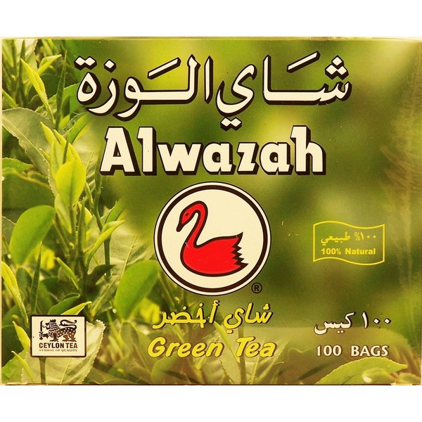 Alwazah green tea, 100-bag box, 200-g