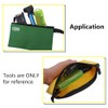 5 Pieces Zippered Small Tool Pouch Bags, Heavy Duty Tool