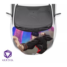 Burnedead Mashle Magic & Muscle Anime Hood Wrap Weatherproof Vinyl Decal 50X60