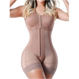 Sonryse TR86BF Butt Lifter Tummy Control Post Surgery Lipo Stage 1 Garments Shapewear Fajas Colombiana Levanta Cola Reductoras y Moldeadoras Mocha XL