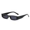 JBINNG Men Women Retro Small Frame Sunglasses Trendy Rectangular Sunglasses