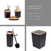 bremermann Savona Toilet Brush Holder Square (Black/Rose Gold)