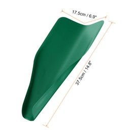 HARFINGTON 4pcs Draining Tool Oil Funnel 14.8" x 6.9" Soft Leather Flexible Reusable Drain Oil Funnel for Trucks Motorcycles Automobiles, Green