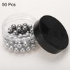 sourcing map 50pcs Chrome Steel Bearing Balls 9mm Precision Balls,