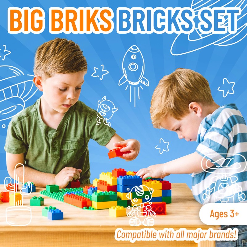 Strictly Briks Toy Large Building Blocks for Kids and Toddlers,
