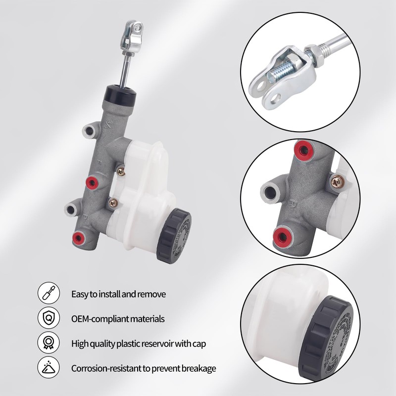 AWSZH Brake Master Cylinder Compatible With Polaris Ranger Crew 500
