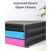 Sooez Accordion File Organizer with Safe Zipper, 12 Pocket Expanding