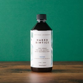 Naked Biotics Naked Health Naked Biotics Restore - Probiotics for Gut Health - Gut Health Supplement Probiotic Drink - Daily use to Restore Gut Health (500ml)