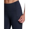 RBX Activewear Women's Fleece Lined Legging with Zipper Pockets Full