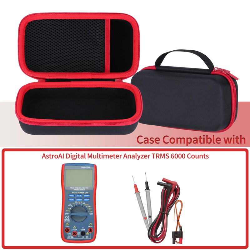 Peyyargo Storage Case Compatible with AstroAI Digital Multimeter Analyzer TRMS