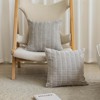 Home Brilliant Grey Cushion Covers 45cmx45cm 2 Pcs, Decorative Boho