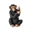 Prodbuy Small Black 12cm Resin Rude Monkey Ornament