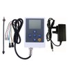DIGITEN Water Flow Control LCD Display+1/2"Flow Sensor Meter+1/2"Solenoid Valve+12V power