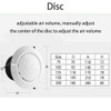 Vogueing Tool Circular Air Vent Grille Covers Ventilation Cover ABS