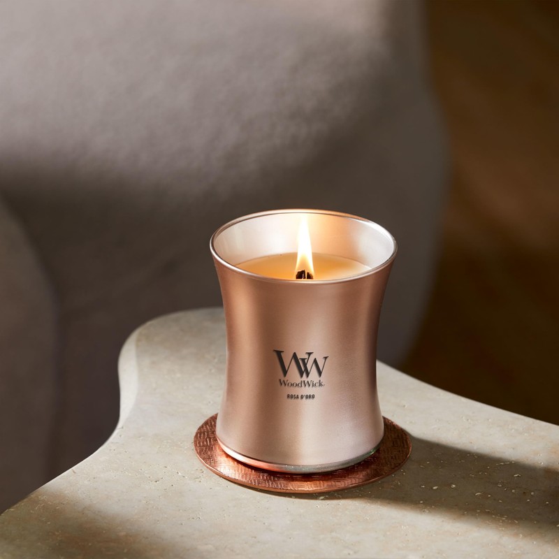 WoodWick Rosa D'oro WoodWick Precious Metals Collection, 9.7 oz