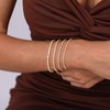 VIROMY 4pcs Gold Bracelets for Women 14K Gold Plated Tennis
