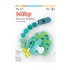 Nuby All Silicone Teether with Bonus Silicone Pacifinder with Clip