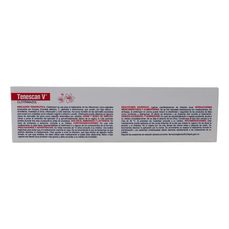 Tenescan-v Crema 2% Tubo C/20 G. Y 3 Aplics.