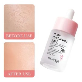 Serum Bioaqua Ácido Hialuronico Y Esencia Rosas Reduce Poros                                                                                          