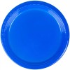 Small 7" Plastic Disposable Plates -Vibrant Solid Colors Appetizer Dessert