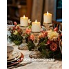 Homemory 2" x 2" Timer Flickering Flameless Candles, Realistic Battery