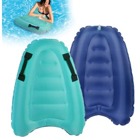 1Pcs Inflatable Surfboard with Handles,Slip Slide Water Park Body Surfing Board with Handles,Summer Swimming Bodyboard for Water Slide, Pool, Beach(24 x31.5 in)