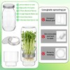 Updated Sprouting Kit, Seed Sprouting Jars with Sleeves and Lids,
