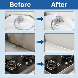 Tile Grout Repair Kit, 1 Pcs Grout Filler for Shower Caulk, Fast Drying Grout Sealer for Bathroom Kitchen Floor Tile, Grout Pen Paint White, 3.5oz