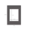 nielsen Conservation Passepartout Cardboard 2.2 mm External Format 21 x