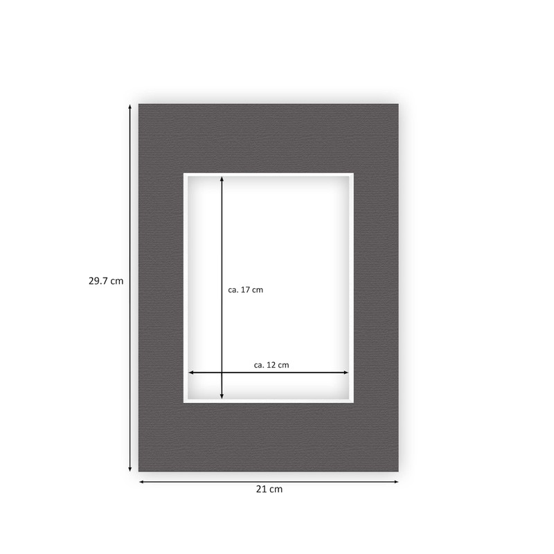 nielsen Conservation Passepartout Cardboard 2.2 mm External Format 21 x