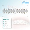 Protector Soportes dentales, 200 unidades/10 paquetes de Brackets de acero