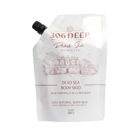 306 Deep Dead Sea Mud Dry Paste - 350 Grams Dead Sea Clay for Mud Mask for Face and Body, Organic Face Masks Skincare for Sensitive Skin, Anti-Aging, and Skin Firming, Skincare Clay for Men & Women