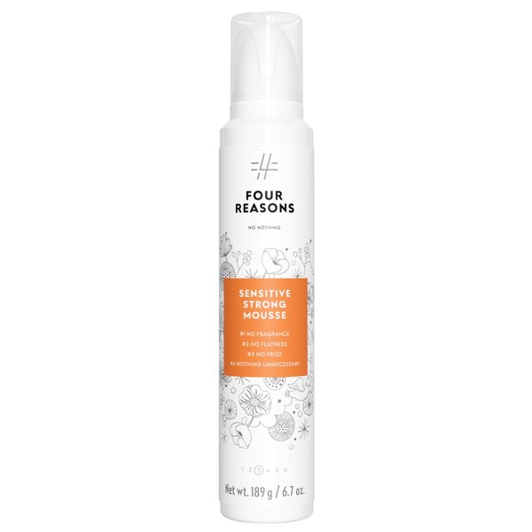 No nothing Very Sensitive Strong Hair Mousse - Volumizing, Hypoallergenic,