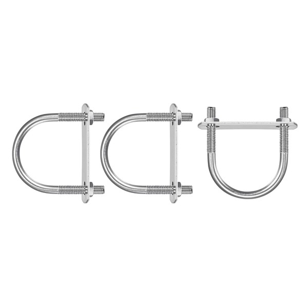 DTGN M6x38x58mm(ThreadxWxL) Round U Bolt - 3Pack - Good for