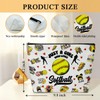 Softball Gift Makeup Bags for Women, 1 Pack Cosmetic Travel