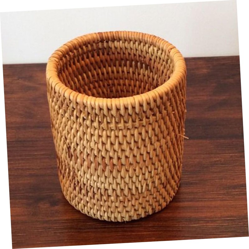 ABOOFAN 2 Pcs Pen Holder Handmade Makeup Brush Holder Desk