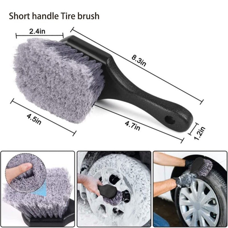 FUKWUNTO Motorcycle Cleaning Kit 11pcs to Clean Motorcycle Engine Tires