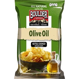 Boulder Canyon Olive Oil Kettle Chips, Classic Sea Salt, 6.5 oz