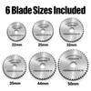 6Pcs HSS Circular Saw Blade Set – Rotary Tool Cutting