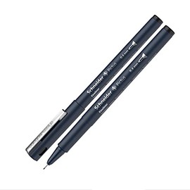 Schneider Pictus Permanent Fineliner 0.5 mm Stainless Steel Black