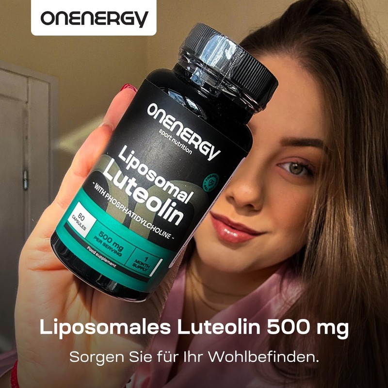 OnEnergy Liposomal Luteolin 500 mg - 60 Vegetable Capsules -