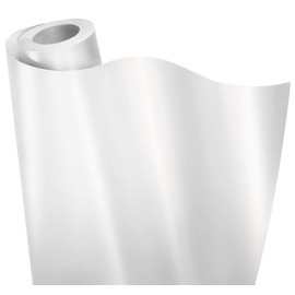 VViViD VViViD+ Premium Vinyl Wrap Film (10ft x 5ft, Matte Metallic White)