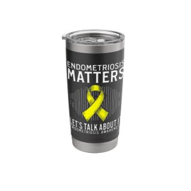 Endometriosis Matters Endometriosis Awareness Gifts Women Stainless Steel Insulated Tumbler