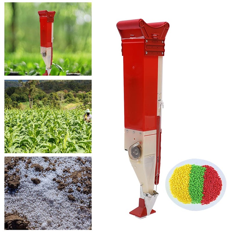 YIYIBYUS Handheld Corn Fertilizer Applicator Tool,Adjustable Corn Peanut Seed Fertilizer,