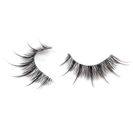 Anime Lashes 10 Pairs Clear Band Russian Strip Lashes 6D False Eyelashes Fluffy Long Dramatic Natural Fake Lashes Thick Soft Reusable Fake Lashes Pack Makeup (K09C-10P)