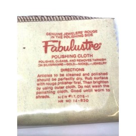Fabulustre NEW Fabulustre Jewelry Polishing Cloth 9" x 11" GOLD Silver Platinum FREE SHIP