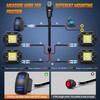 Nilight 4PCS 42W Flush Mount LED Pods Spot Flood Combo