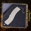 ACEDRE Rhinestone Bracelet Silver Bling Diamond Bracelets for Women