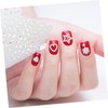 Healeved Nail Charms for Manicure Heart-Shaped Decorations for Elegant Nails